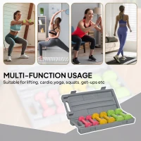 HOMCOM 6Kg Dumbbell Set, Fitness Weight Set for Men and Women, Home Gym Workout(m-4)