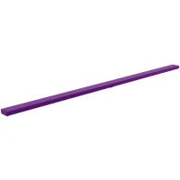HOMCOM Opvouwbare Evenwichtsbalk, Antislip, Suède Bekleding, Stevig Hout, 210 x 10 x 6,5 cm, Paars(m-12)