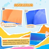Outsunny 5 in 1 Castel gonflabil pentru copii mare pentru copii de 3-8 ani, 3.3x2.8x2 m(m-6)