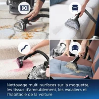 BISSELL SpotClean Auto Pro Select 3730N - Détache, Nettoie et Aspire - Réservoir grande capacité - Longue portée(m-2)