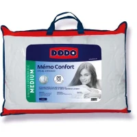 DODO - Oreiller Memo confort - 40 x 55 cm - Blanc(m-1)
