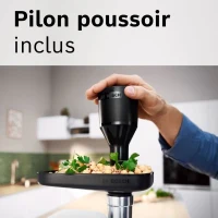 Hachoir a viande - BOSCH - MFWS420W Série 4 - Blanc - 500 W - moteur bloqué 1900 W - 2,5 kg/mn - 2 vitesses - 2 grilles de hachoir(m-4)