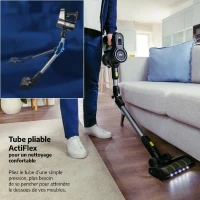 BEKO VRT84225VI - Aspirateur Balai sans fil - Puissance d'aspiration 100 Air Watts - Brosse éclairée - Autonomie jusqu'a 45 minutes(m-3)