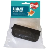 Aimant aquarium Nettoie vitres - AIMÉ - 10cm(m-1)