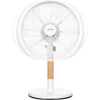 Ventilateur de bureau - SENCOR - SFE 3080WH - 3 vitesses - Oscillation 80° - Design métal et bois(m-3)