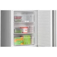 Réfrigérateur combiné - BOSCH - KGN367LDF - Classe D - 321 L - 186 x 60 x 66,50 cm - Inox(m-5)