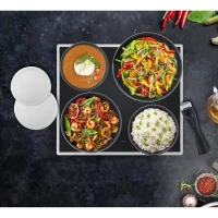 Batterie de cuisine 10 pieces Arthur Martin - Aluminium - Tous feux sauf induction - Noir(m-5)