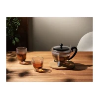 Théiere - BODUM - Chamboard - Tamis en inox - 1.3 l - Brillant(m-5)