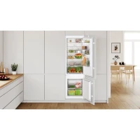 Réfrigérateur combiné intégrable BOSCH SER2 -KIV87NSE0 - 2 portes - 270 L - Classe E(m-2)