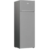 Réfrigérateur pose-libre double porte - BEKO - RDSA280K40SN - Classe E - 250 L - 160,6 x 54 x 57,4 cm - Gris Acier(m-2)