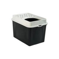 Maison de toilette TOP 50l - Noire (PP Recyclé) - 57,2 x 39,3 x 40,4 cm(m-2)