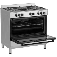 Cuisiniere a gaz - BERTAZZONI - SEL925MX - 5 foyers - 3,6 Kwh - 90 cm - Inox(m-2)