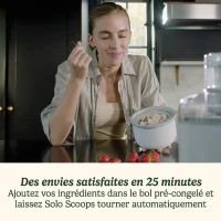 Sorbetiere  CUISINART - ICEM10E - 12 W - 475 ml - Blanc(m-4)