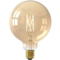 Ampoule LED Filament connectée Globe ambré G125 E27 - CALEX - 7W - 806 lm - 3000 K - Intensité variable - Or(m-1)
