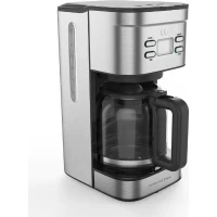 Cafetiere filtre programmable CONTINENTAL EDISON Inox(m-1)