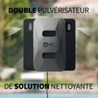 Robot Lave-vitres EZICLEAN Windobot S6 ULTRA - Rapide, Puissant et Silencieux - 2 diffuseurs automatiques pour un nettoyage efficace(m-3)