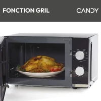 CMG20TNMB Micro-ondes Gril CANDY Moderna 20L 700W - Gril 900W - UI mécanique 6 niveaux de puissance - Fonction Décongélation poids(m-3)