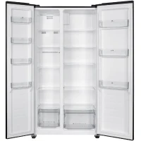 Réfrigérateur side by side CONTINENTAL EDISON - 442L - Total No Frost -Noir - Classe E(m-2)