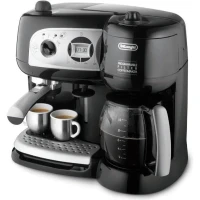 DELONGHI BCO 264.1 - Combiné expresso cafetiere - Noir - Café moulu ou dosettes ESE - Pompe 15 bars - 1750W(m-1)