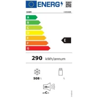 Congélateur Coffre Haier HCE508E - 508 L - 39 dB - Froid Statique - Classe E(m-4)