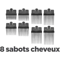 Tondeuse Cheveux - BaByliss - E695E - Lames en acier inoxydable - 8 guides de coupe - de 1 a 25mm(m-4)