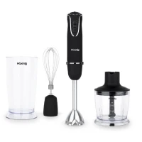 Mixeur plongeant Noir, 850W, Turbo 5 vitesses, H.Koenig(m-1)
