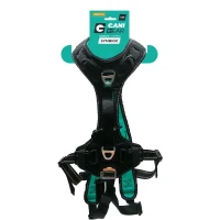 Harnais pour chien - SYMBIOZ - XXS - Noir / Bleu(m-1)