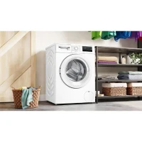 Lave-linge hublot BOSCH WAN24228FR SER4 - 8 kg - Induction - 60 cm - 1200 trs/min - Classe A - Vapeur - Blanc(m-3)