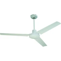 FARELEK - SEYCHELLES Ø 122 cm - Ventilateur de plafond réversible - 3 pales métal laquées blanc - 112416(m-1)