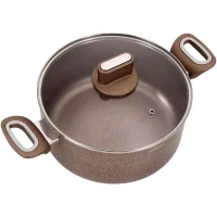 Marmite - ARTHUR MARTIN - AM5531 - 28 cm avec couvercle en verre - Aluminium - Tous feux dont induction(m-6)