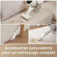 DREAME R10 - Aspirateur Balai sans Fil - Puissance 120AW, Autonomie 60 Min - Filtration avancée - Brosse Multi-Surfaces(m-5)