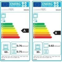 LA GERMANIA SM61DFN Cuisiniere 2 Fours Noire(m-2)