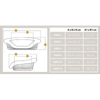 Corbeille - FERPLAST - SOFA 2 - Avec coussin a motif 1(m-2)