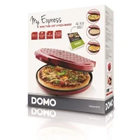 Four a pizza - DOMO - My express - 1450W - Rouge - Température variable(m-4)