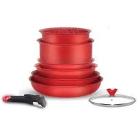 Batterie de cuisine - ARTHUR MARTIN - AMR88 - Batterie de cuisine 8 pieces - Tous feux dont induction(m-1)