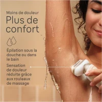 Épilateur électrique - BRAUN - Silk-épil 9 Flex - Épilation Facile - 9-041 3D - Blanc / Doré(m-6)
