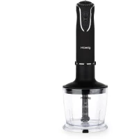 Mixeur plongeant Noir, 850W, Turbo 5 vitesses, H.Koenig(m-4)