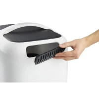 ROTHO - Maison toilette pour chat 51 x 39 x 40 cm - Bac a litiere - Blanc de Gui(m-5)