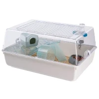 Cage pour hamster 55* 39* 27 cm - Mini Duna Blanche - FERPLAST(m-2)