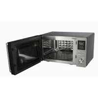 Micro-ondes combiné - CONTINENTAL EDISON - CEMO25SG13S3 - Silver - 25 L - Porte Miroir - 1400 W - Grill 1200 W - Convection 1200 W(m-4)