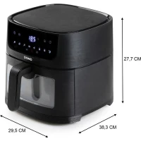 Friteuse a air chaud - DOMO - DO540FR - 6L - Ecran digital - 8 programmes - Deli-Fryer(m-5)
