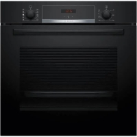 Four ecoclean - BOSCH SER4 - HQA534BB3F - Noir - 8 modes de cuisson - 59,5 x 59,4 x 54,8 cm