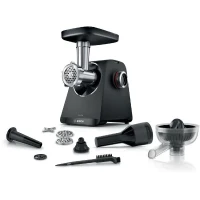 Hachoir a viande Série 4 - BOSCH - MFWS430B - 3 grilles de hachoir - Marche arriere - Noir(m-1)