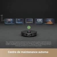 DREAME X40 Master Robot Aspirateur avec Station de Base 8 en 1 Compacte de 28 cm, Remplissage et vidange Automatiques(m-6)