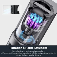 Aspirateur Robot Laveur - EUREKA E10S Noir - 4000 Pa - 180 min - 200 ml(m-4)