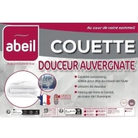 Couette chaude 400gr/m² Douceur Auvergnate - 220 x 240 cm - 2 personnes - ABEIL(m-5)