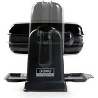 DOMO Gaufrier rotatif - DO9224W -  Rotatif a 180° - Revetement anti-adhésif - Poignée cool-touch - 2 personnes(m-4)
