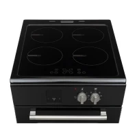 Cuisiniere a induction - CONTINENTAL EDISON - CECI3FCB2 - 4 feux - 50 x 85 x 60 cm - Noir(m-4)