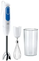 Mixeur plongeant - BRAUN - MultiQuick 3 MQ3005WH Cream - 750 W - Blanc - Bleu - Pour smoothie, gaspacho, soupe(m-1)