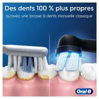 Brosse a dents électrique - ORAL-B - iO2 - Noir - 3 modes de brossage - Minuteur 2 minutes(m-2)